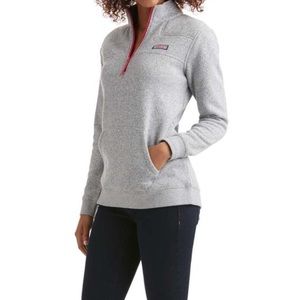 Vineyard vines pull over fleece